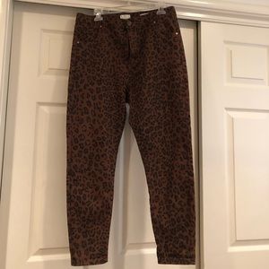 Cotton On Leopard Print Jeans